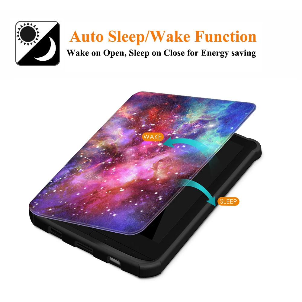 Магнитный чехол книжка Slimshell для Pocketbook 616 627 632 PocketBook Touch Lux 4 Basic 2 HD 3 чехол|Чехлы
