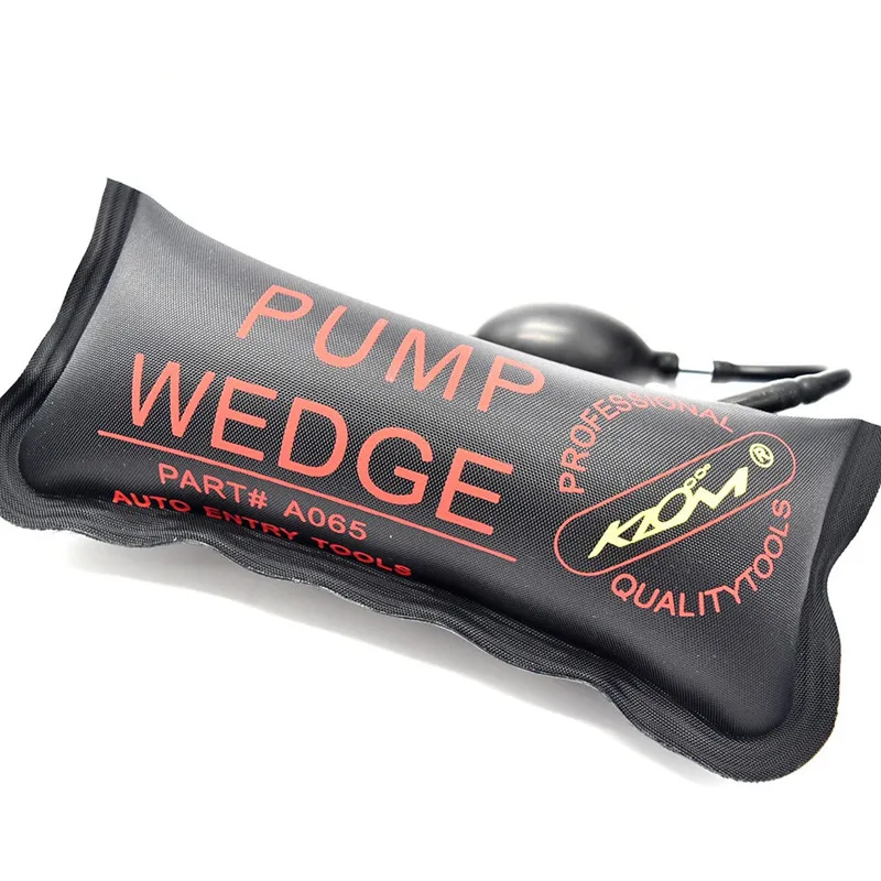 

2015 Hot seeling KLOM PUMP WEDGE LOCKSMITH TOOLS Auto Air Wedge Lock Pick Open Car Door Lock Black Big Size 28*12 CM