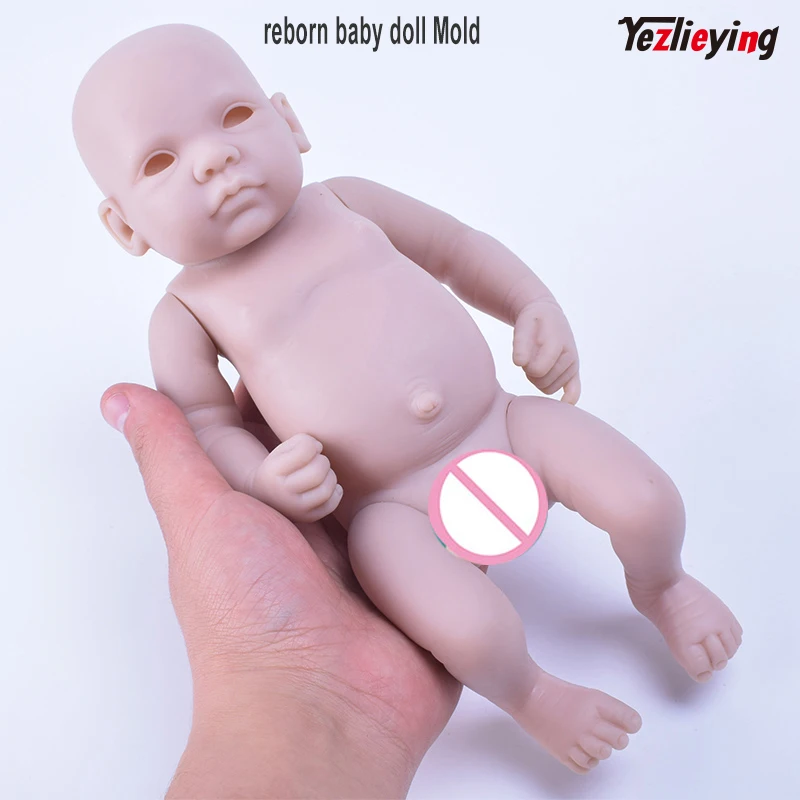 

Handmade Simulation of reborn baby doll Mold BIY Assemble NO.D056 Open Eye boy's Silicone lifelike kit full limb vinyl