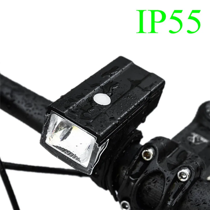 Prevent Glare High Light LED Cycling Bike Lamp USB Rechargeable Bicycle front Light Flashlight built-in battery A30