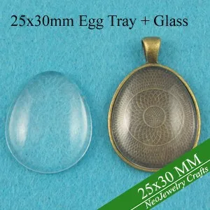 egg tray + glass ab