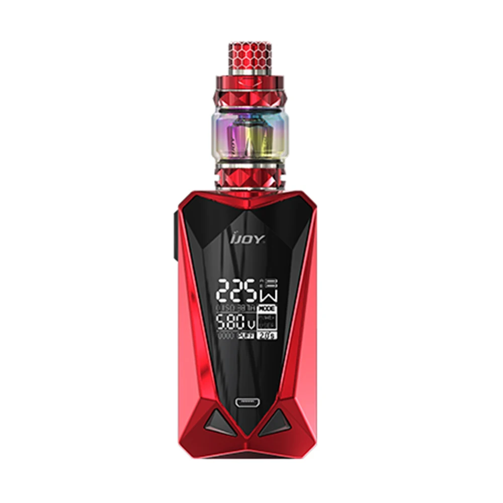  New Original 225w IJOY Diamond Mini Kit with 4ml/2ml Diamond Baby Tank & DM-MESH Mesh Coil & DM-DM 