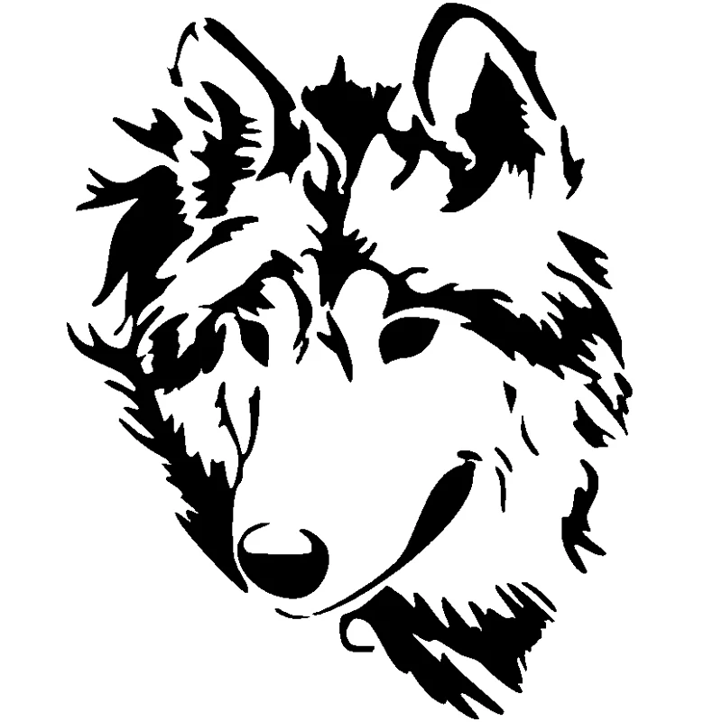 HotMeiNi 13cm Tribal Wolf Decal Vinyl Car Sticker Funny Window Sticker