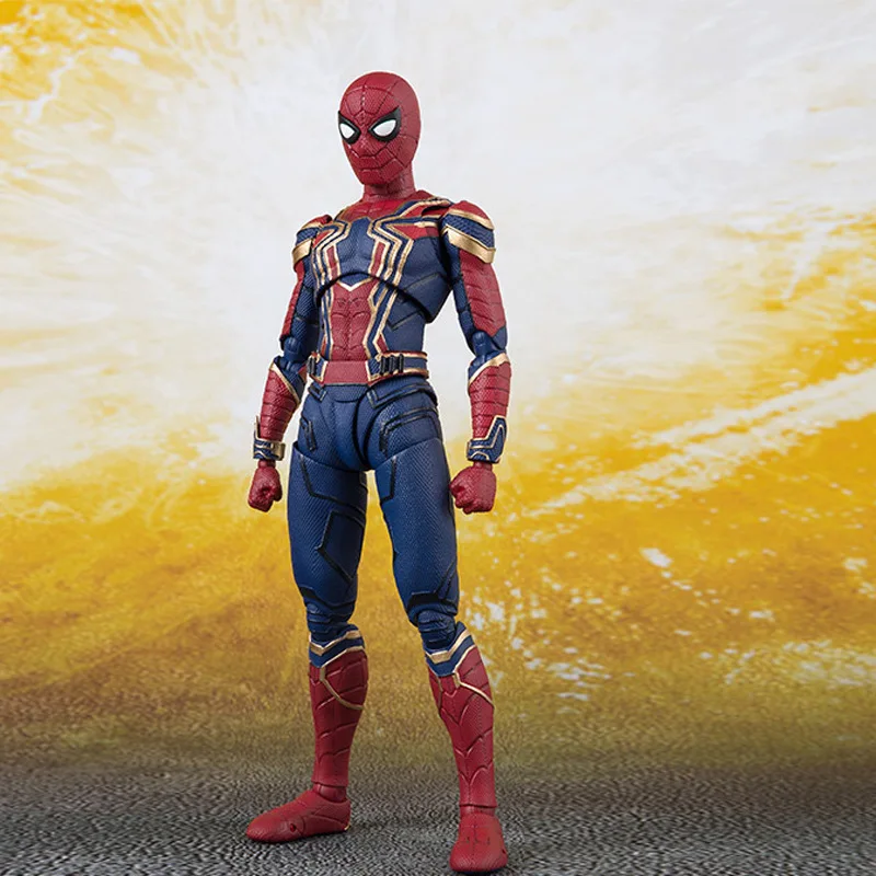 

Marvel Avengers Infinity War Spiderman cool Iron Spider PVC Action Figure Collectible Model Toy