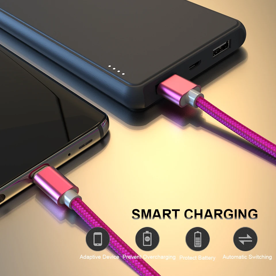 Кабель usb type-C 3 м 2 м Android для быстрой зарядки и синхронизации данных для samsung Galaxy S8 Xiaomi mi x Max 3 2 8 huawei P20 Lite