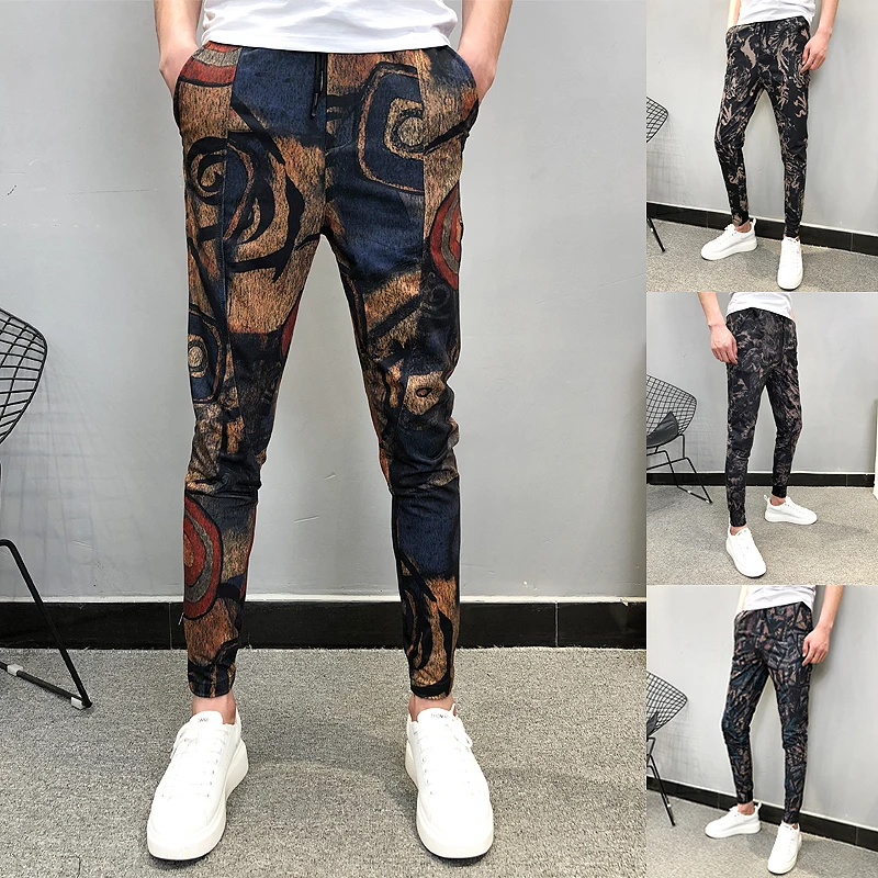 Повседневные штаны-шаровары Pantalon Homme мужские худи с индивидуальным принтом джоггеры брюки мужские летние уличные мужские хип-хоп