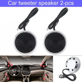 

2pcs 150W 25mm Aluminium Shell Silk Stretch Film Car Tweeter Speakers Auto Horn Audio Music Stereo Speaker for Car Audio System