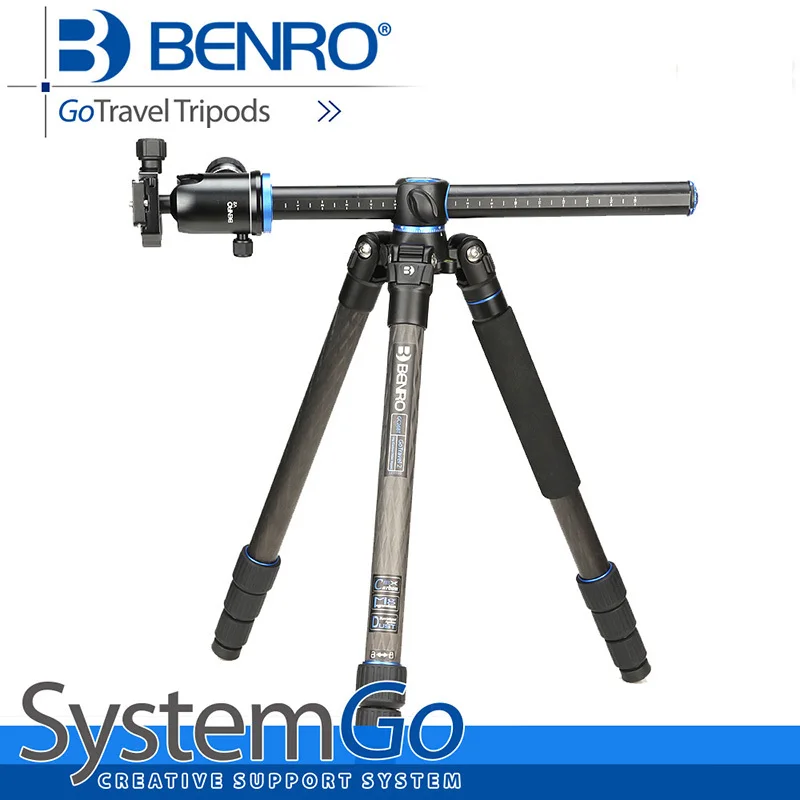 

Benro GC268TV2 Carbon Fiber Tripod Monopod +V2 Ballhead 4 Section Carrying Bag Max Loading 18kg