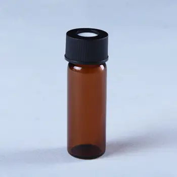 

10Pcs 4ml Amber Glass Auto-Sampler Vials Screw Thread Bottle With Lid and Seal