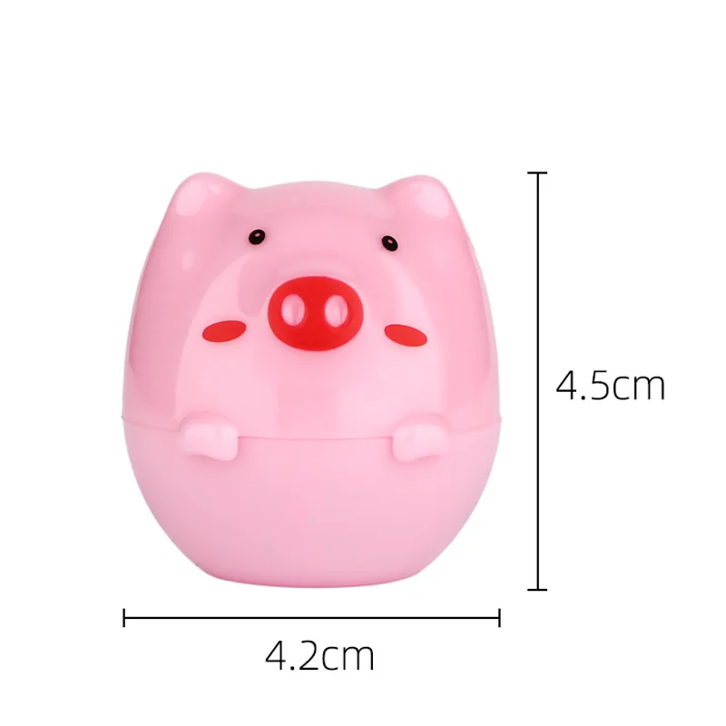 Natural Plant Lip Balm Cute Makeup Women Makeup Long Lasting Nutritious Winter Protect Lips Balm Cosmetics Pig Shaped