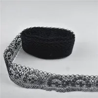 Buy 10 Yards 15 Colors Lace Ribbon Tape 40 MM African Lace Fabric Sewing Net Cord Embroidered Wedding Dress Handicraft Accessories Online - Image 4
