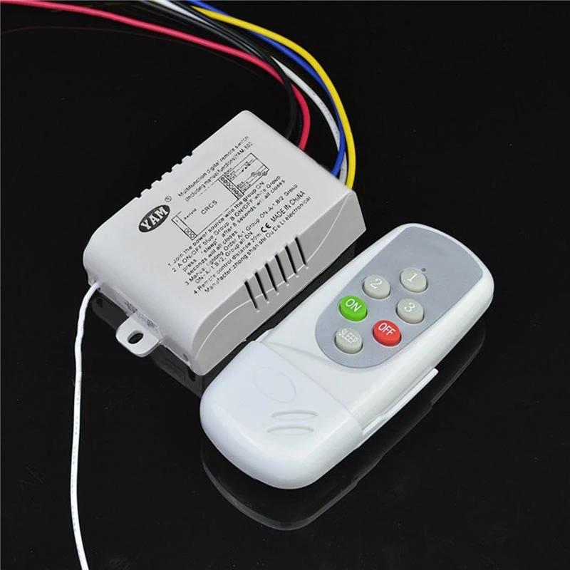 

Wireless 3 Ways On/Off Digital Remote-Control Switch for LED Light 220-240V HTQ99
