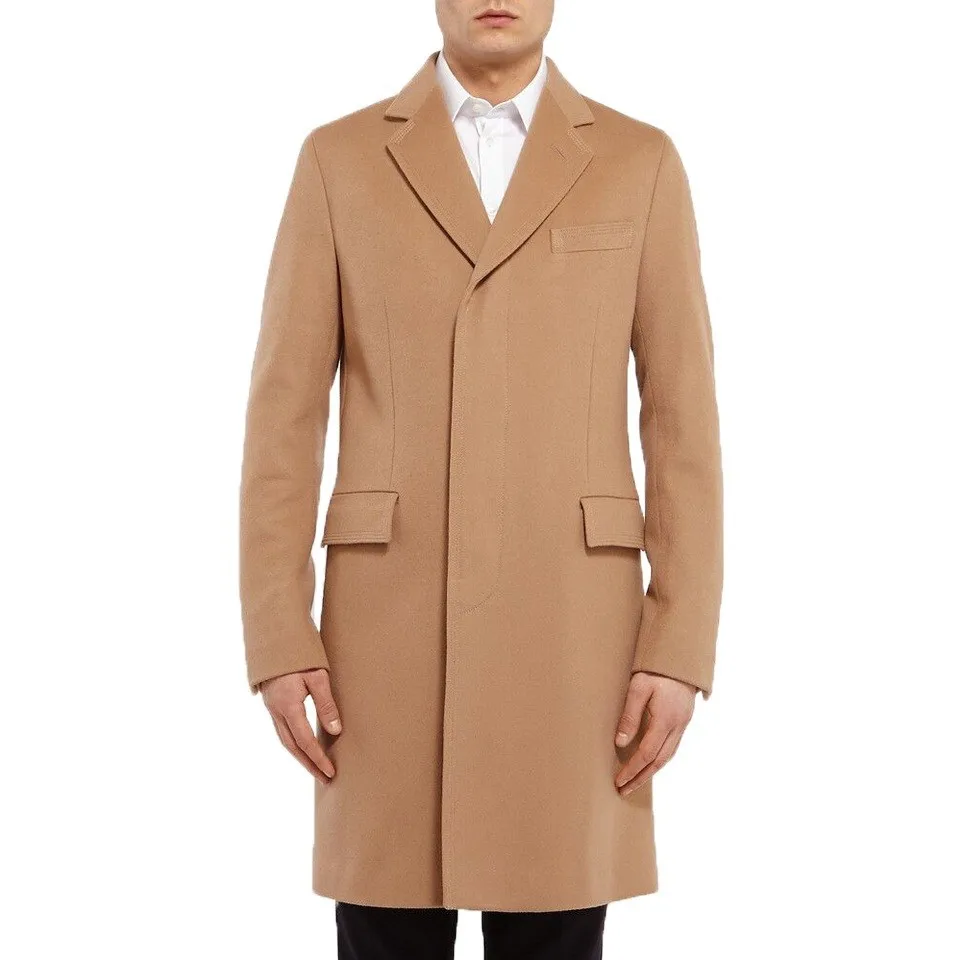 camel trench coat mens