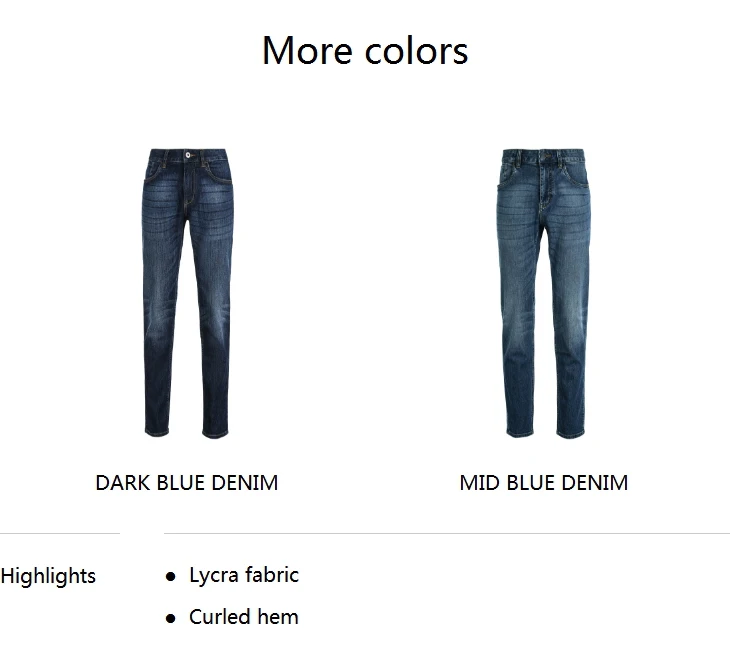 Мужские осенние и зимние джинсовые брюки из лайкры, Стрейчевые выцветающие джинсы, одежда D | 418332531
