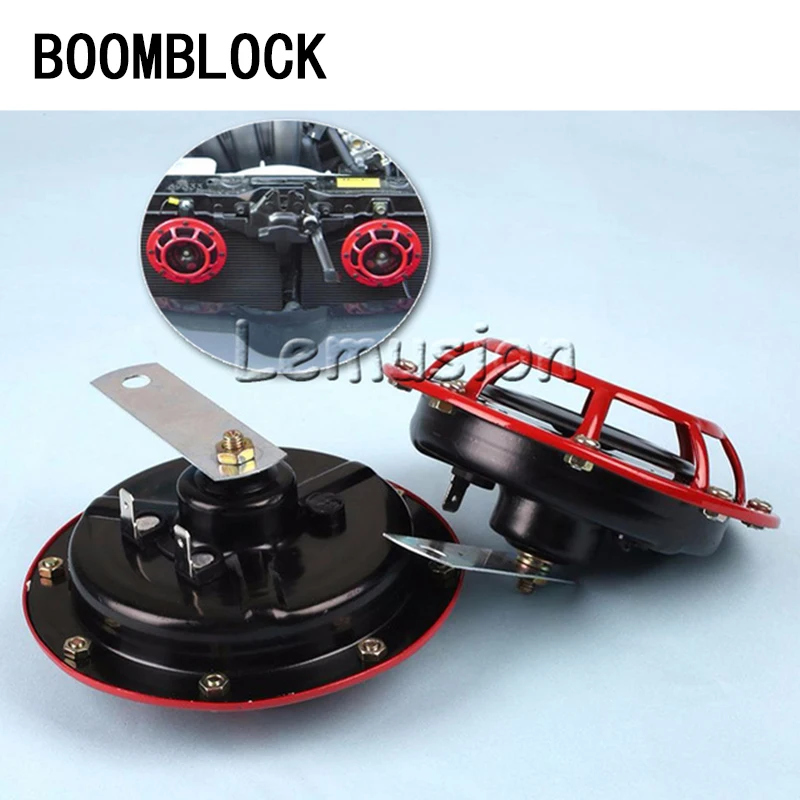 

BOOMBLOCK 2pcs/set Car Motorcycle Speaker Trump Alarm Part For Mazda 3 6 Toyota Avensis C-HR Peugeot 307 407 308 Alfa Romeo 159