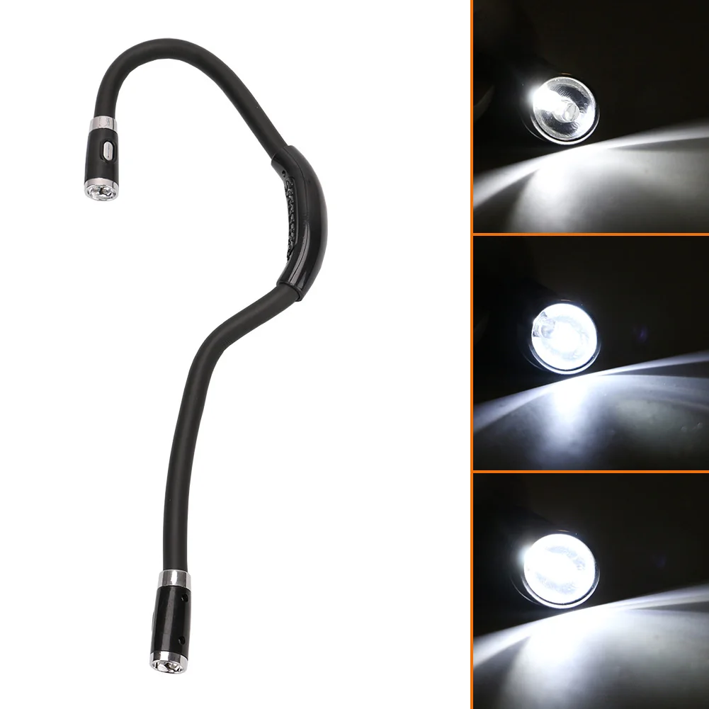 

4 White LED Flexible Handsfree Led Neck Light Hug Flashlight Book Reading Lamp Hug Light Novelty Led Night Light