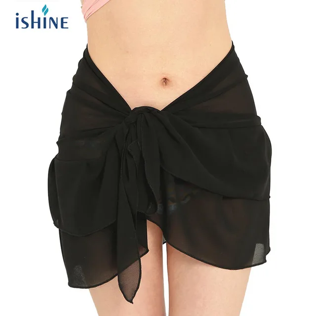 Best Price Dropshipping Women Sexy Double Layers Ruffles Summer Beach Cover-up Shawl Wraps Solid Chiffon Sarong Bikini Coverups Swimsuits Best Price Dropshipping Women Sexy Double Layers Ruffles Summer Beach Cover-up Shawl Wraps Solid Chiffon Sarong Bikini Coverups Swimsuits