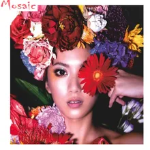 Из серии "сделай сам" фото 5d алмазная живопись с цветочным принтом женские узор вышивки крестом Стразы Алмазная мозаика 3d вышивка украшение дома