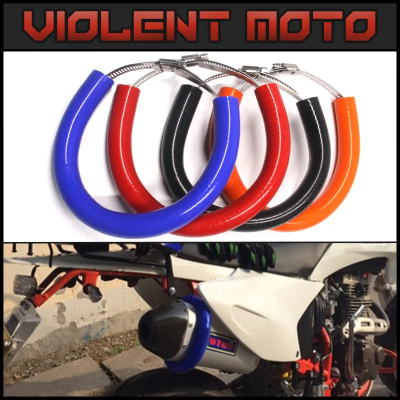 Motorcycle Accessories Universal Fit 100MM 160MM Oval Exhaust Protector