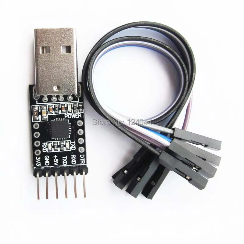 All pin leads CP2102 USB to UART module USB Downloader Programmer ...