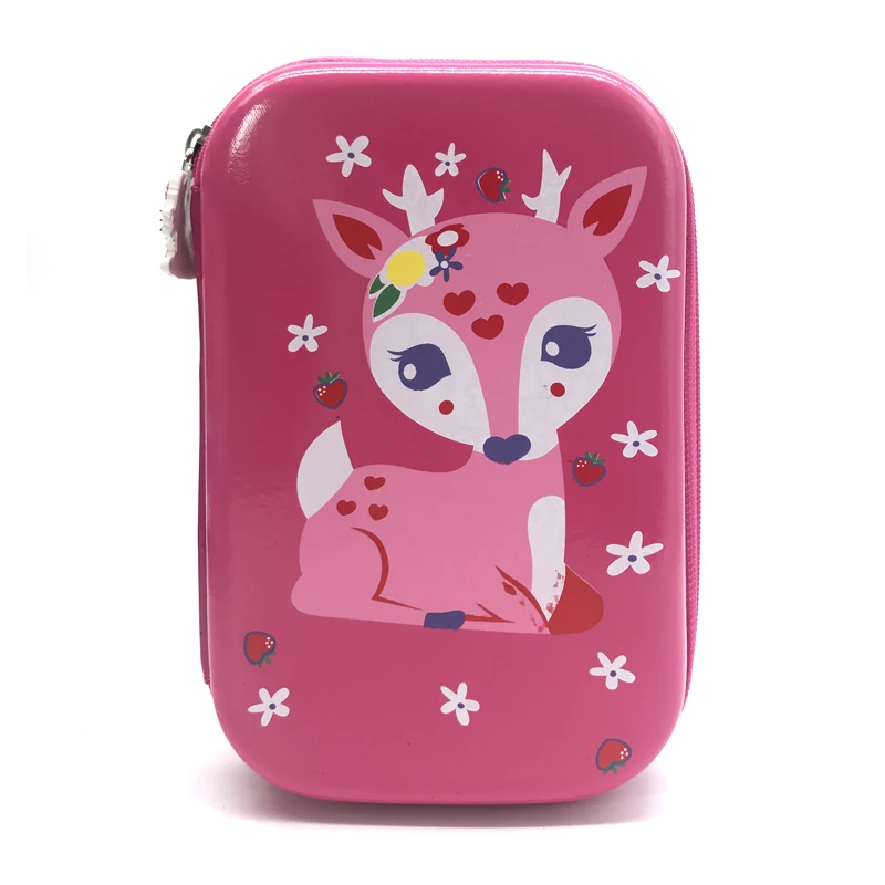 Чехол для карандашей с оленем estuche escolar Kawaii trousse scolaire stylo из искусственной кожи чехол для карандашей школьный