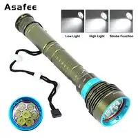 Underwater Diving Light 200m Ultra Bright Cree 7x XM T6 L2 LED Scuba Diving Flashlight Lamp Torch 3 Modes 18650 26650