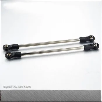 

1Pair Axial SCX10 313 305 Wheelbase Linkage Pushrod Kit 114.5mm 122mm 129.5mm Titanium Pull Rod Front Rear Tie Rods for RC Cars