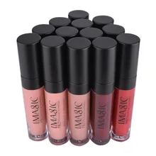 IMAGIC 9 Colors lot lip kit matte liquid lipsticks long lasting lipgloss velvet Tint Lipg loss cosmetics Women Makeup Tool