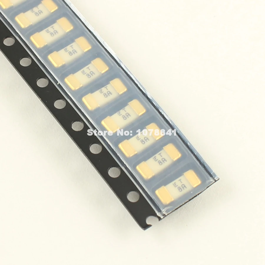 100pcs Littelfuse Slow Blow SMD 1808 8A T8A 72V 0452008 Surface Mount ...