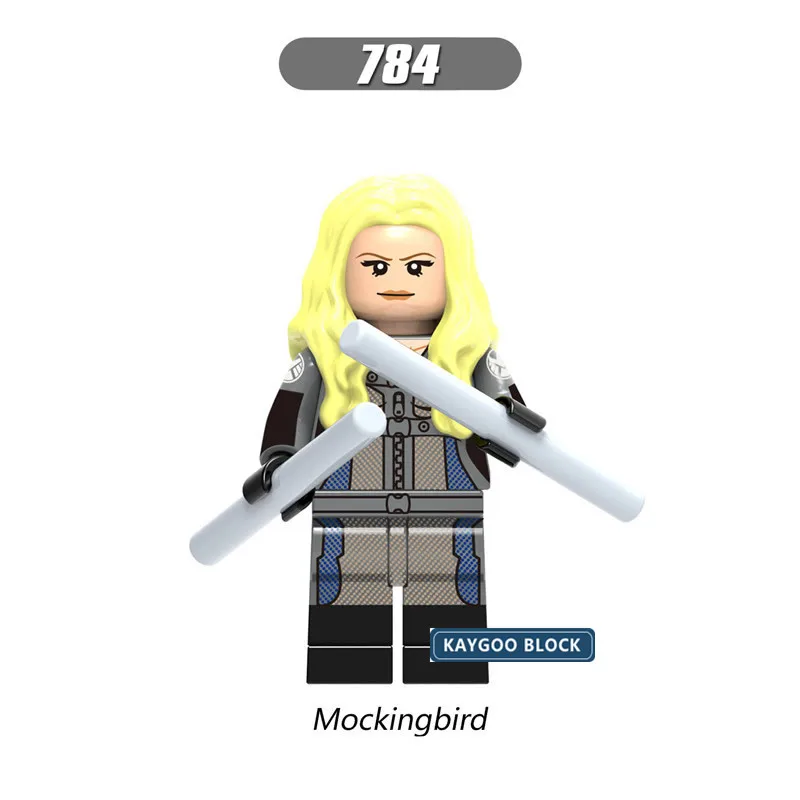 

X0182Super Hero Grant Ward Legoingly Figure Deathlok Phil Coulson Mockingbird Jemma Simmons Leo Fitz Building Blocks Bricks Toy