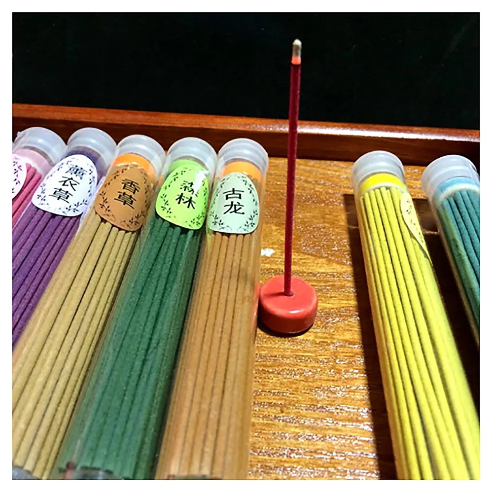 1 Tube Floral Scent Incense Fragrance Sticks Candle Indoor Air