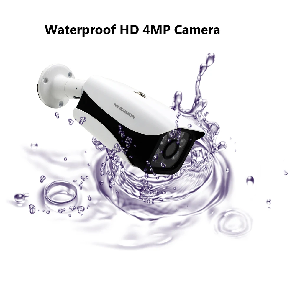  H.264 4MP 2560*1440P Surveillance CCTV System HD 8CH AHD DVR NVR Kit 4.0MP Waterproof indoor Outdoo - 32880963569
