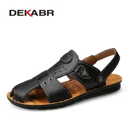 DEKABR/Мужская Летняя обувь, сандалии, новые дышащие мужские легкие повседневные уличные пляжные мужские сандалии, высокое качество, модные