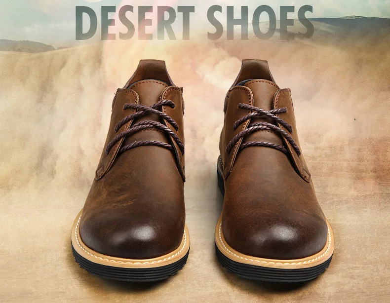 Высококачественные мужские ботинки из натуральной кожи; зимние водонепроницаемые ботильоны; уличные рабочие кожаные ботинки; мужская обувь