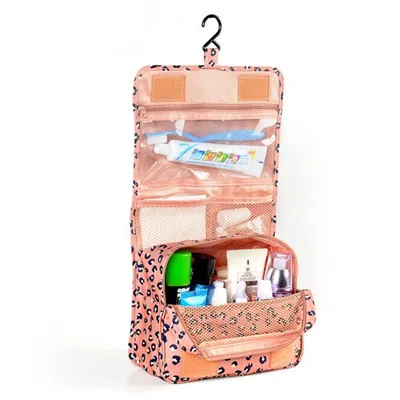 Korean Waterproof Cosmetic Bag Women's Travel Makeup Organizer Bag Bathroom Washing And Sorting Hanging Bags Cosmetic Storage - Цвет: C011