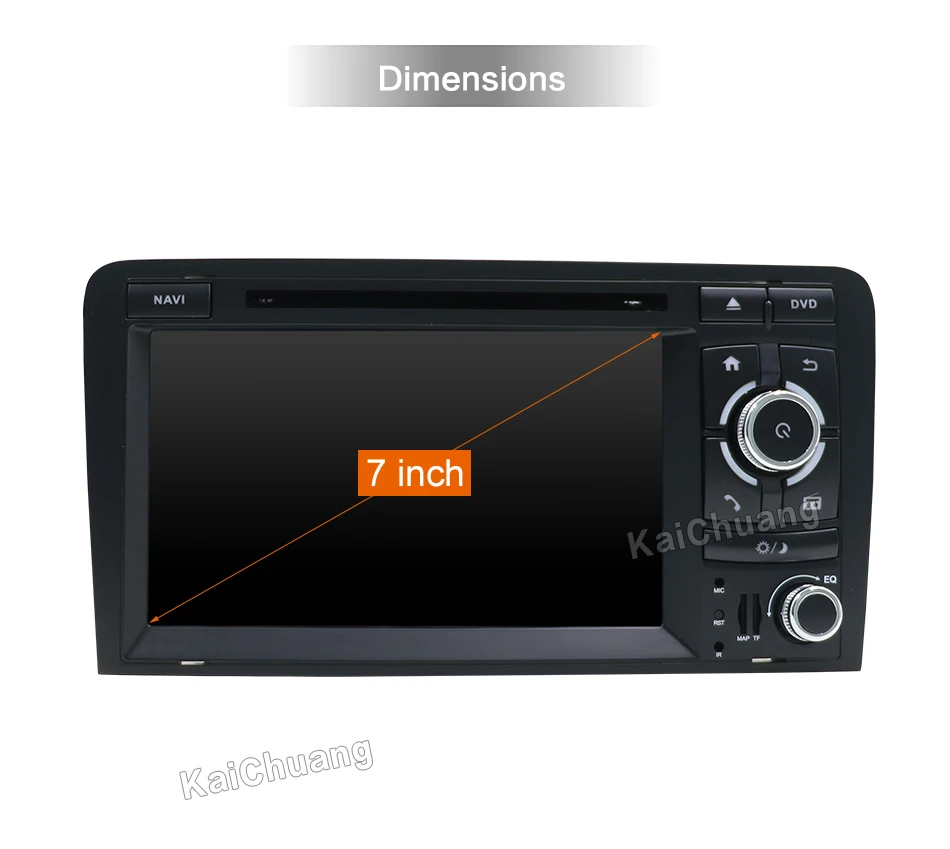 Perfect octa core Android 9.0 2 din car dvd gps navigation for Audi A3 S3 2003-2011 car radio multimedia aoturadio player touch screen 20