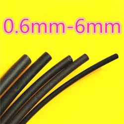 Black Heat Shrink Tubing - Various Diameters & Lengths Available - 5meters