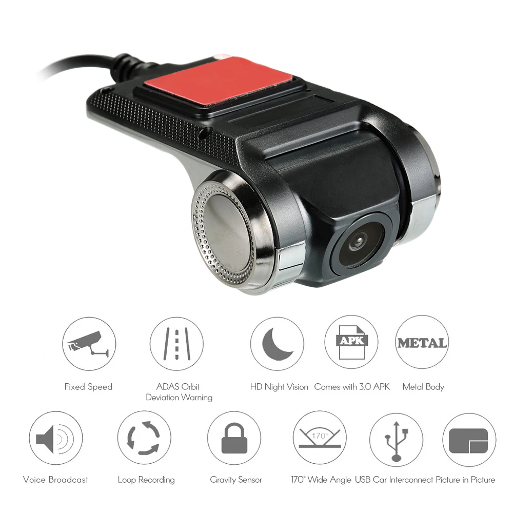 Dash Cam 1080P FHD Car DVR Camera Video Recorder ADAS G-sensor Mini Car DVR Camera New Arrival