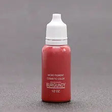 Татуировка перманентные чернила бровей Карандаш-подводка для глаз 1/2 oz 15 ML 1 Товар бордовый