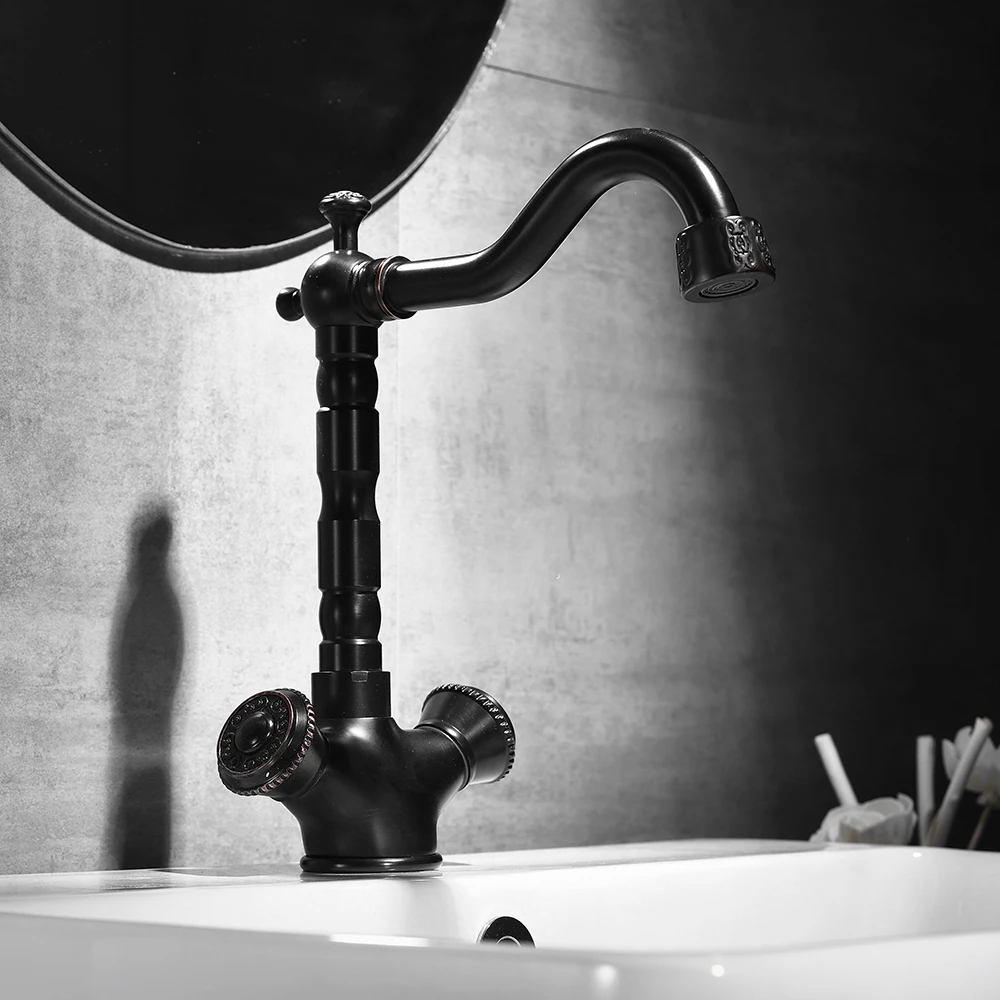Aliexpress.com : Buy Basin Faucets Black Antique Finish