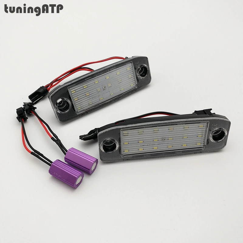 18 SMD светодиодный ные лампы для номерного знака Hyundai Sonata YF / i40 CW автомобиля с