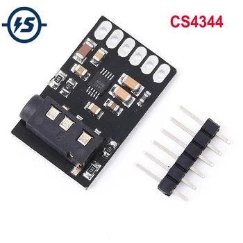 

CS4344 D/A Digital to Analog Stereo Audio Converter Module with Linear Analog Low-pass Filter Auto-speed Detection I2S Interface