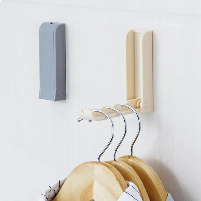 

ZIDUKE Creative Folding invisible Hook Clothes Bags Keys Mini Hook Hanger Self-adhesive Wall Holder Hooks