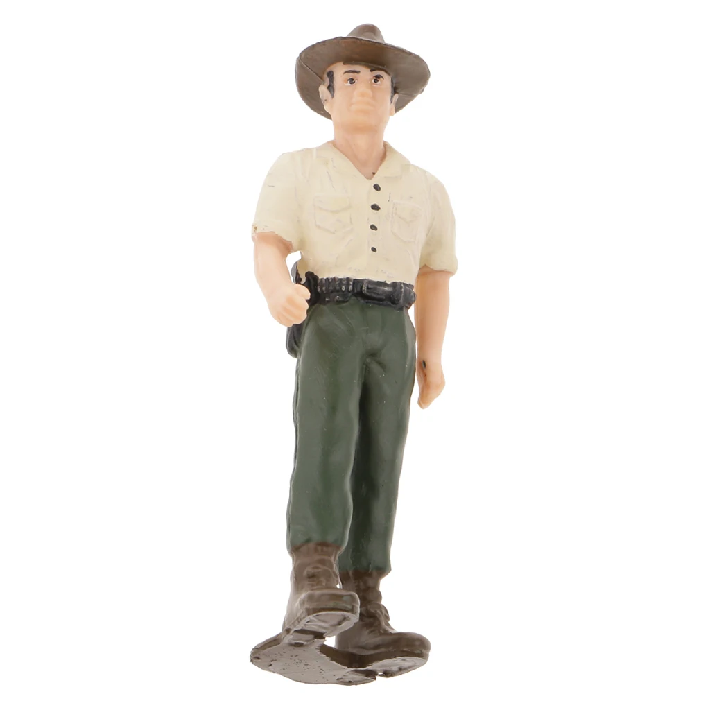 Realistic Male Farmer People Figurine Model Action Figure Toy Collectible #1