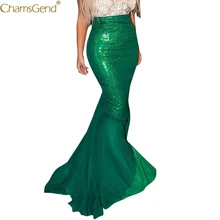 Модные нарядные юбки женские элегантные большие размеры Длинные Юбки Женская Макси юбка костюм для косплея блестка длинная юбка Jul