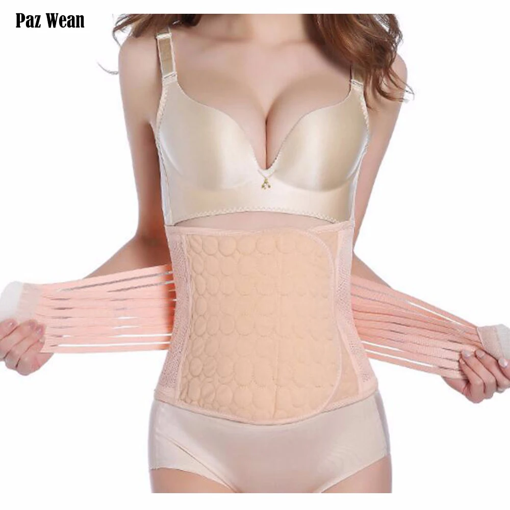 Женщины Pastpartum корсет талии тренажер body shaper тренер корсеты тонкий корректирующее