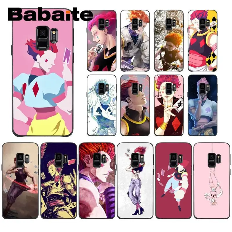 Babaite Hisoka Hunter Аниме новинка чехлы для телефона чехол Samsung Galaxy s9 s8 plus s10 s10plus s7 s6edge