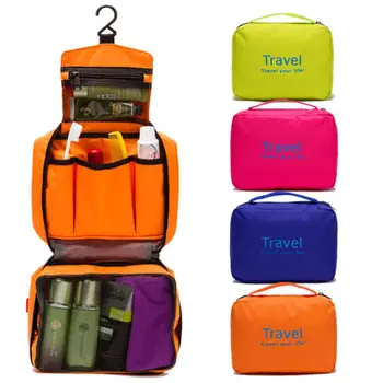 

Foldable Cosmetic Box Makeup Storage Bags Wash Bag Hanging Cosmetics Container Bag Luggage Compression Multifunctional Pouches