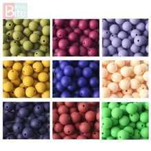 Collier de dentition en Silicone 12mm 30 pièces | Perles pour bébé, bricolage, collier de dentition, accessoires sans BPA, perles douces pour bébé, anneau de dentition, nouvelle couleur