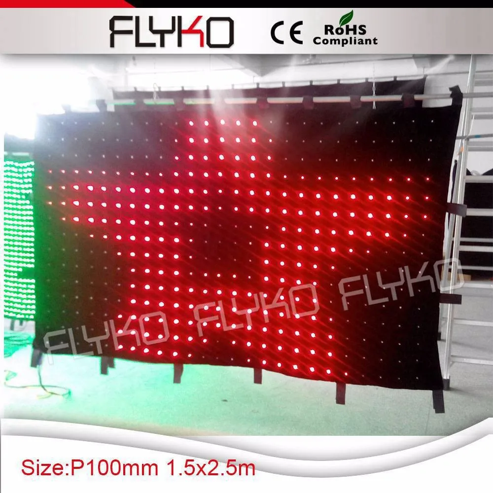p10 led video curtain 7